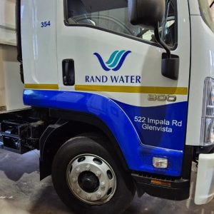 RAND WATER TRUCK BRANDING